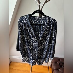 Two size 0X blouses, NYDJ brand